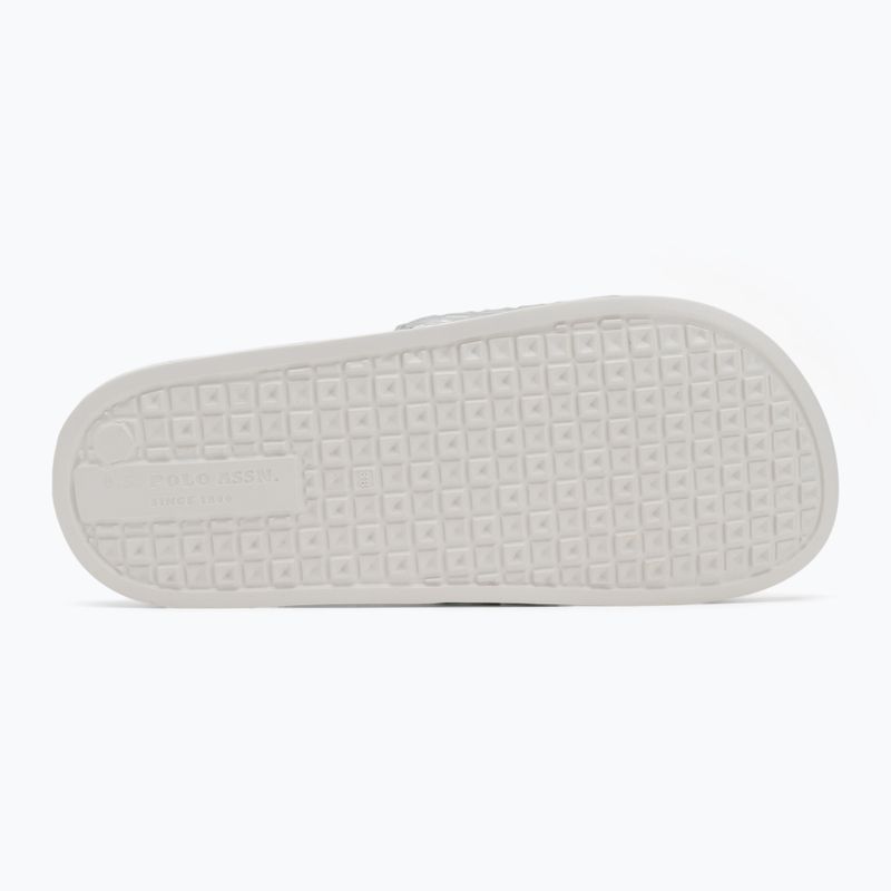 U.S.Polo Assn women's flip-flops IVY002B silver 4
