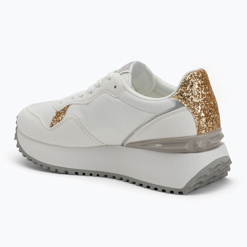 Women's shoes U.S. Polo Assn. BAYLE003C white/gold 3