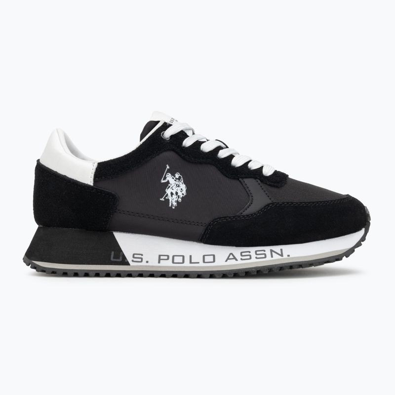 Men's shoes U.S. Polo Assn. CLEEF006B black/white 2