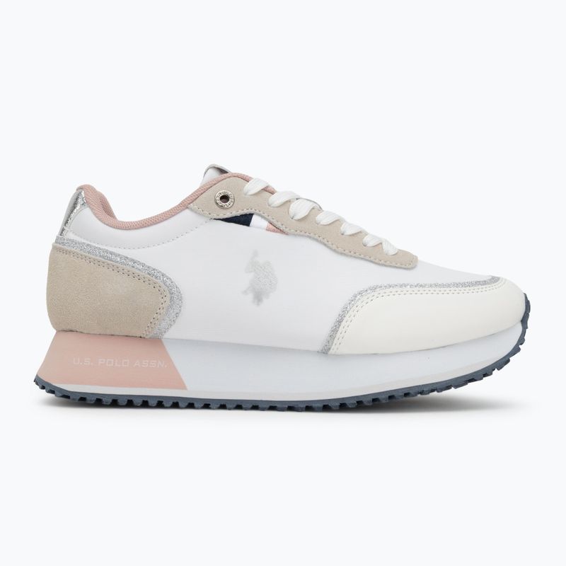 Women's shoes U.S. Polo Assn. SACHA007 white/pink 2