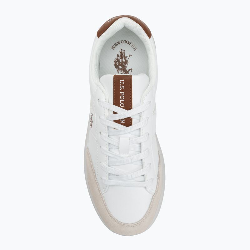 Men's shoes U.S. Polo Assn. CODY003B white/light brown 5