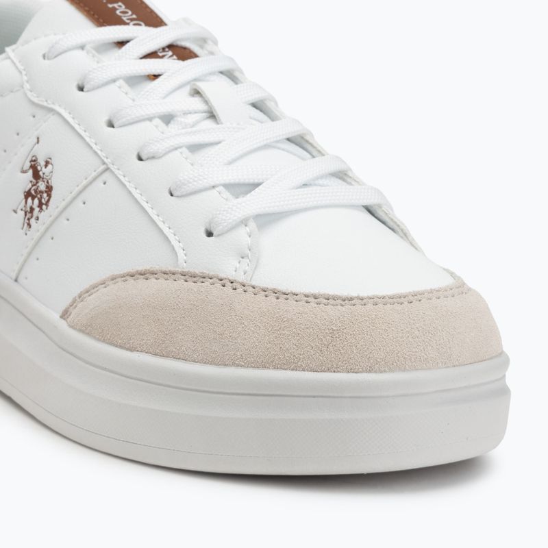 Men's shoes U.S. Polo Assn. CODY003B white/light brown 7