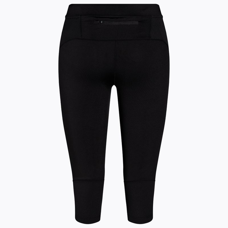 Women's 3/4 CMP running leggings black 3C88376T/65AL 2