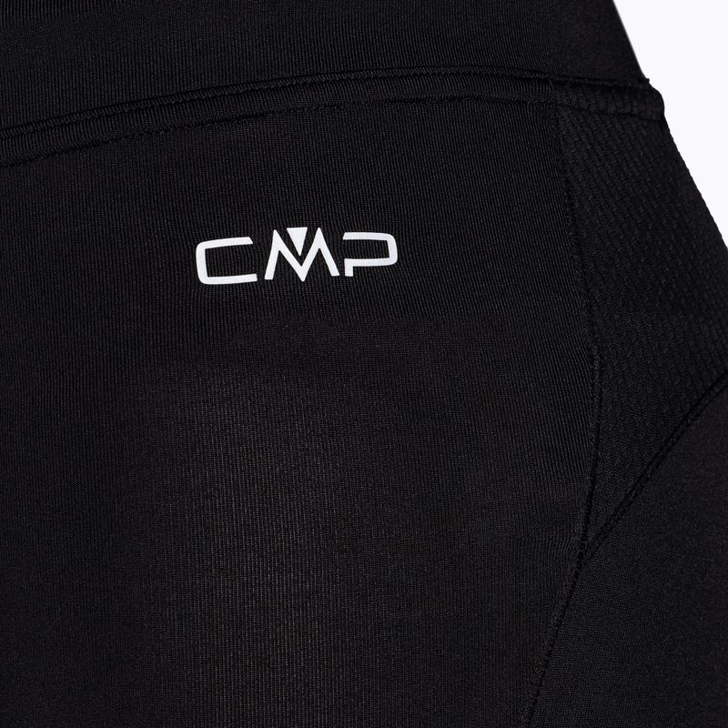 Women's 3/4 CMP running leggings black 3C88376T/65AL 4