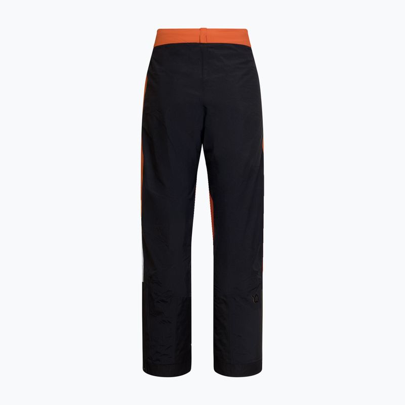 Men's ski trousers Rock Experience Silverstar caviar/rust/arctic ice 2