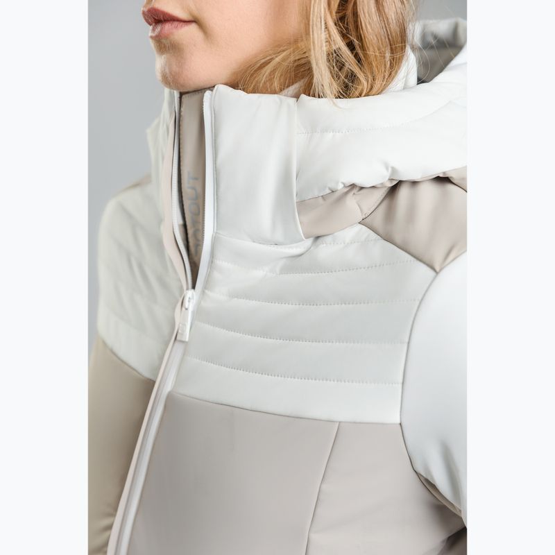 Women's ski jacket DOTOUT Flow crockery/barely blue 4