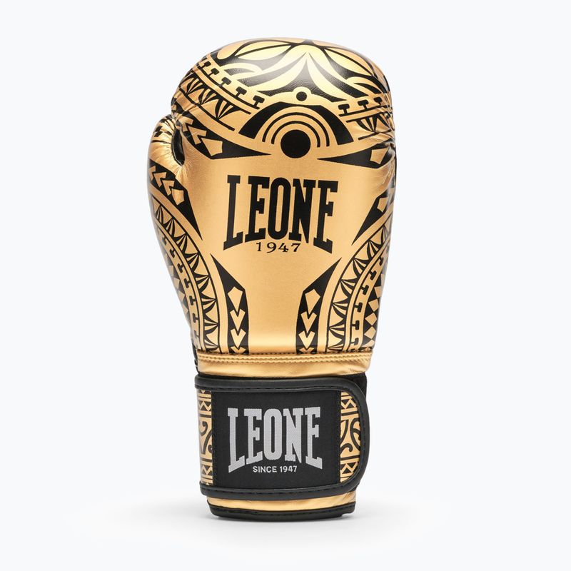 Boxing gloves LEONE 1947 Haka black/gold 3