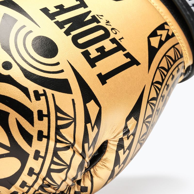 Boxing gloves LEONE 1947 Haka black/gold 9