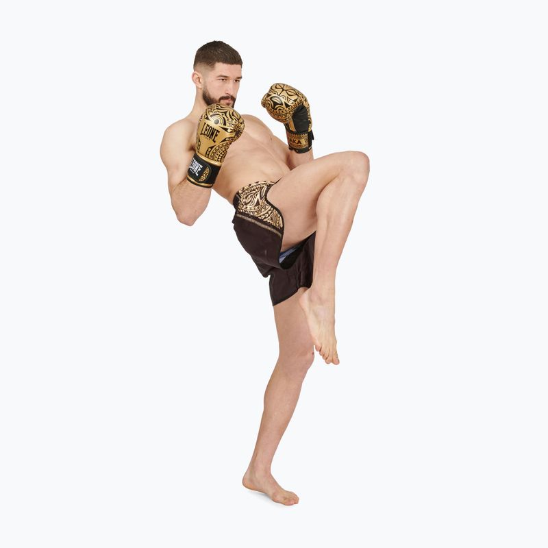 Boxing gloves LEONE 1947 Haka black/gold 10