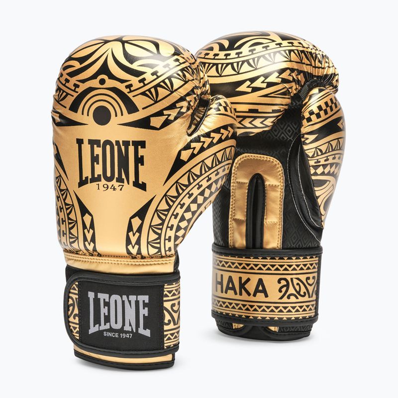 Boxing gloves LEONE 1947 Haka oro/golden 2