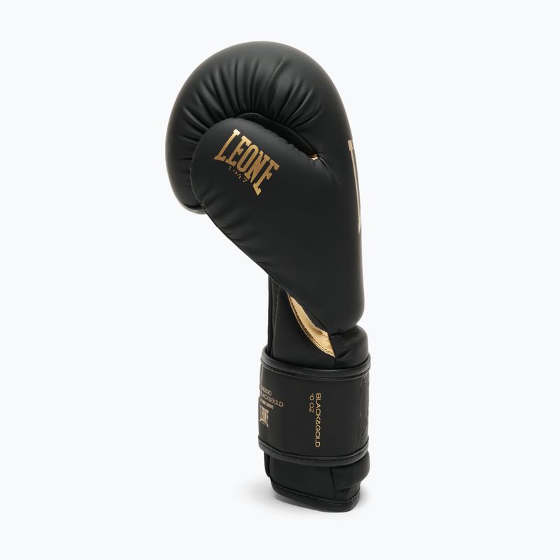 Boxing gloves LEONE 1947 Idol black/gold 5