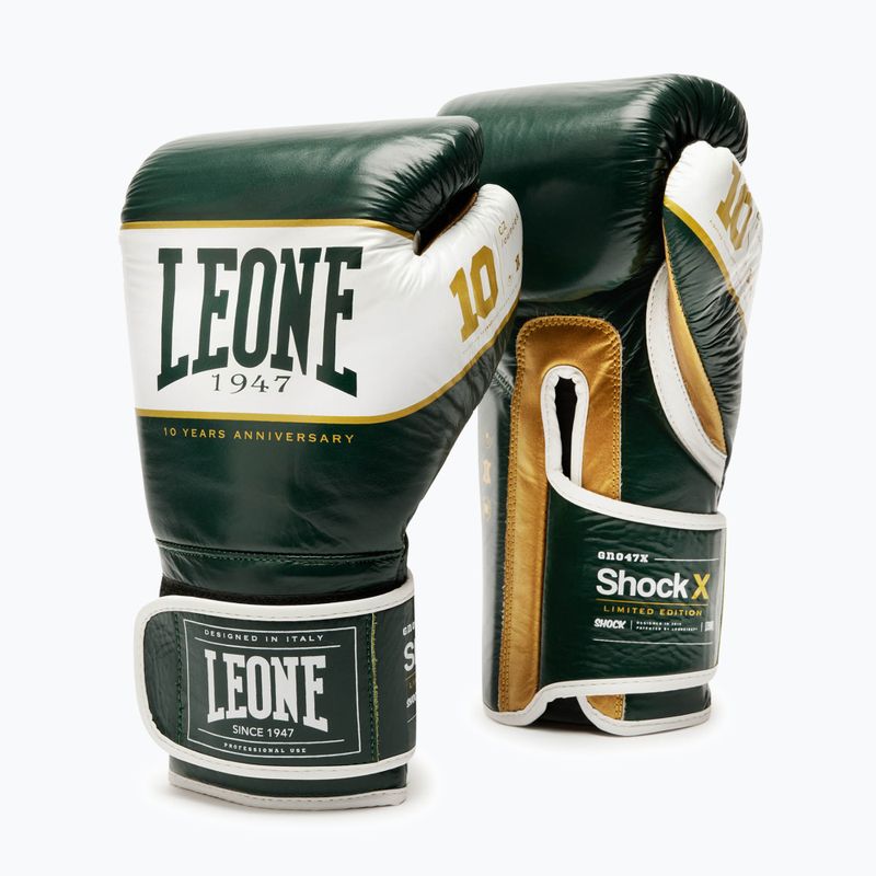 Boxing gloves LEONE 1947 Shock X green 2