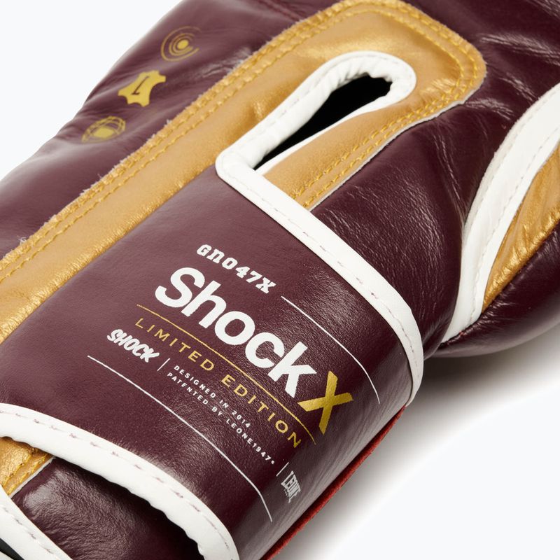 Boxing gloves LEONE 1947 Shock X bordeaux 10