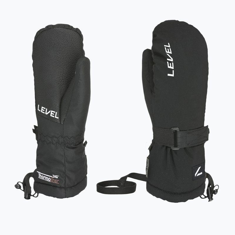 Kids' ski gloves Level Junior Mitt black