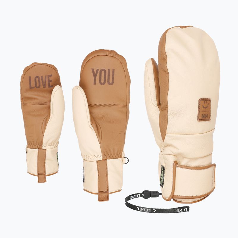 Snowboard gloves Level Rover Mitt beige 2