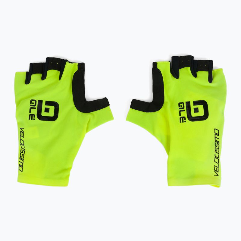 Alé Guanto Estivo Velocissimo yellow bicycle gloves L18446016 3