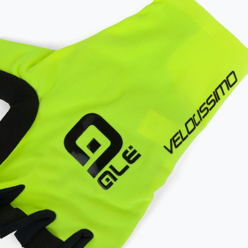 Alé Guanto Estivo Velocissimo yellow bicycle gloves L18446016 5