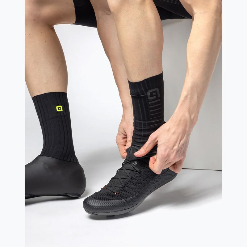 Alé Whizzy Winter black cycling shoe protectors 3