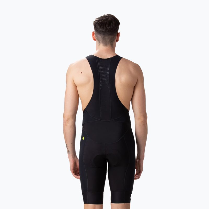 Men's Alé Agonista Plus Bibshort cycling shorts black and white L20150467 3