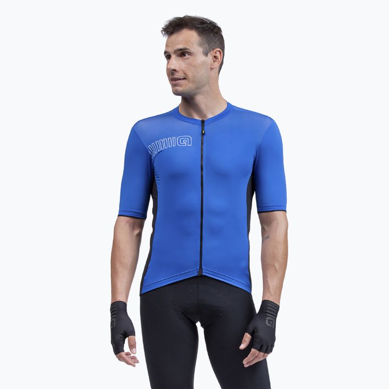 Men's Alé Color Block cycling jersey blue L14240219