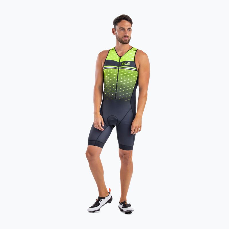 Men's triathlon suit Alé Stars yellow-grey L21116460