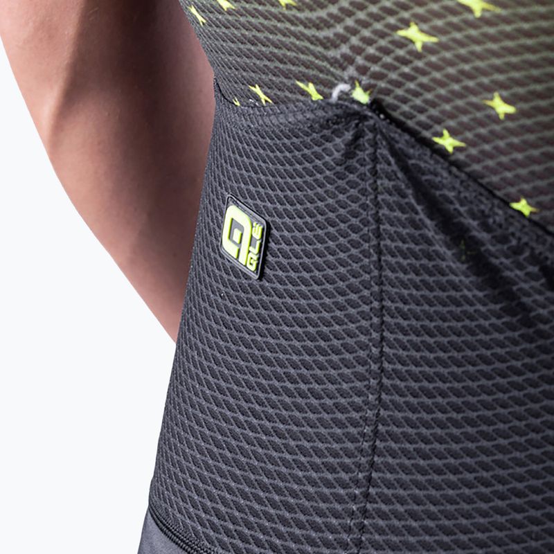 Men's triathlon suit Alé Stars yellow-grey L21116460 6