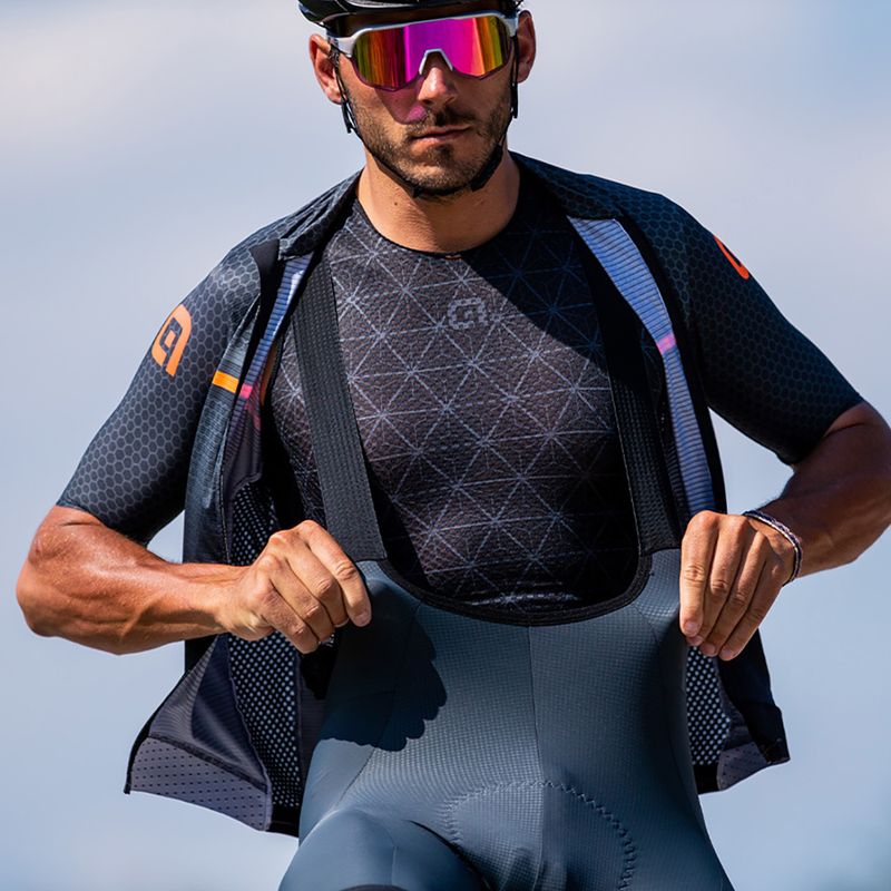 Men's Alé Intimo SM Quark cycling jersey black L21137401 4