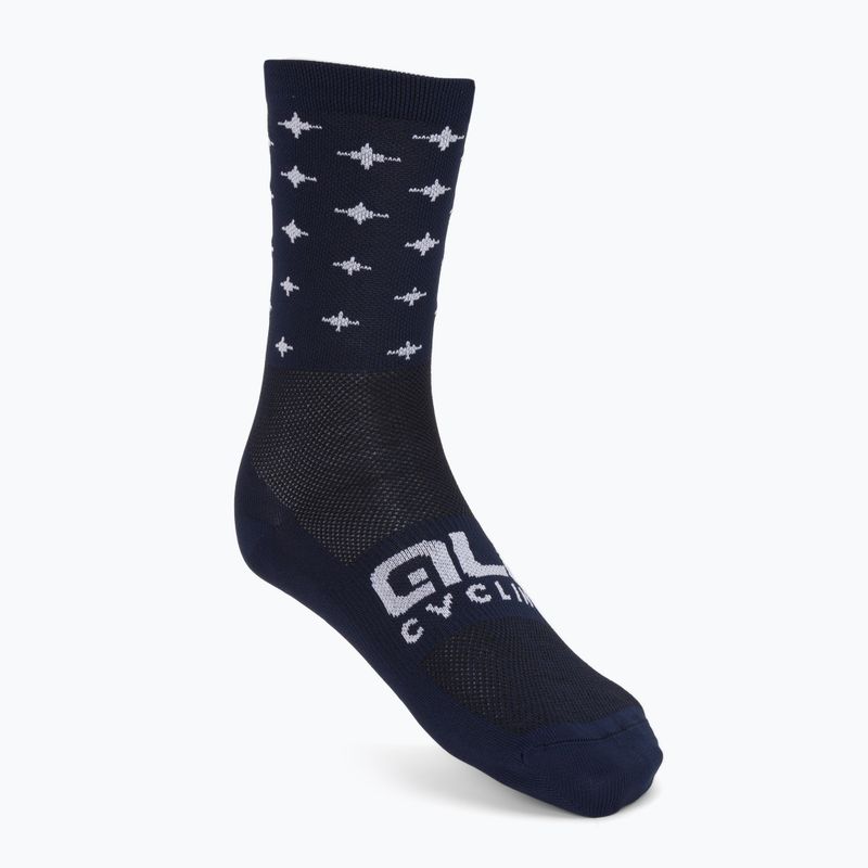 Alé cycling socks navy blue Stars L21183402