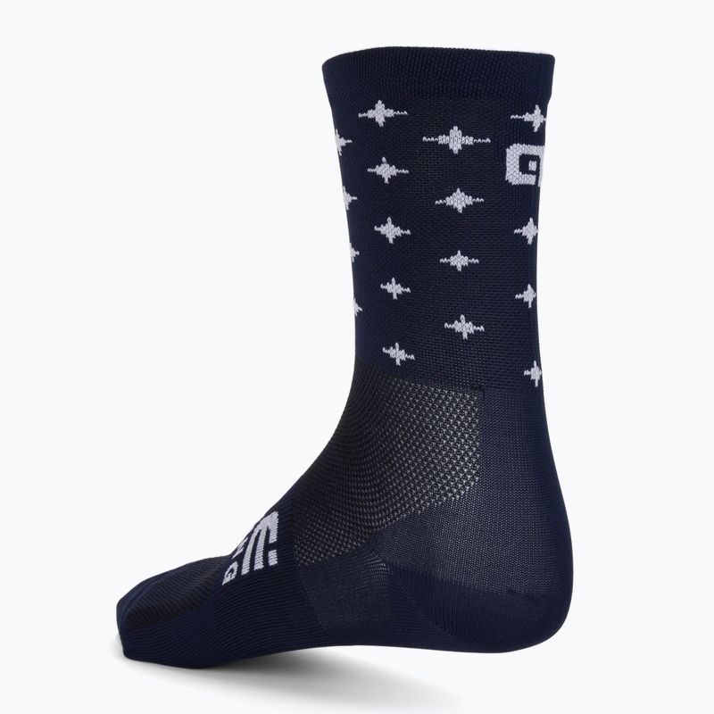 Alé cycling socks navy blue Stars L21183402 2