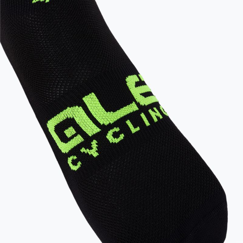 Alé Stars cycling socks black and yellow L21183460 3