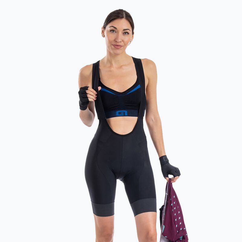 Women's cycling shorts Alé GT 2.0 bibshorts black L21187401
