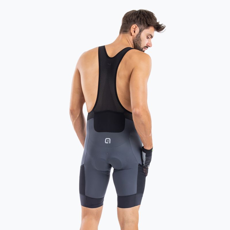 Men's Alé Stones Cargo Bibshorts grey 2