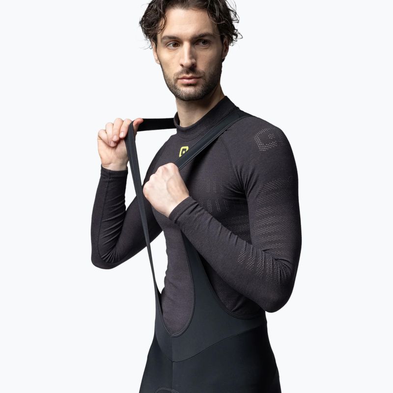 Men's Alé Winter Bibtights black/black cycle trousers 3