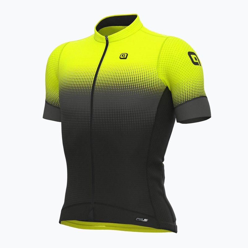 Men's Alé Gradient cycling jersey black/yellow L22144460 6