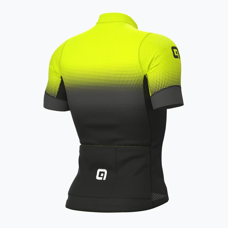 Men's Alé Gradient cycling jersey black/yellow L22144460 7