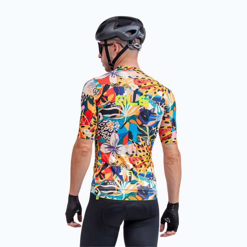 Men's cycling jersey Alé Kenya yellow 2
