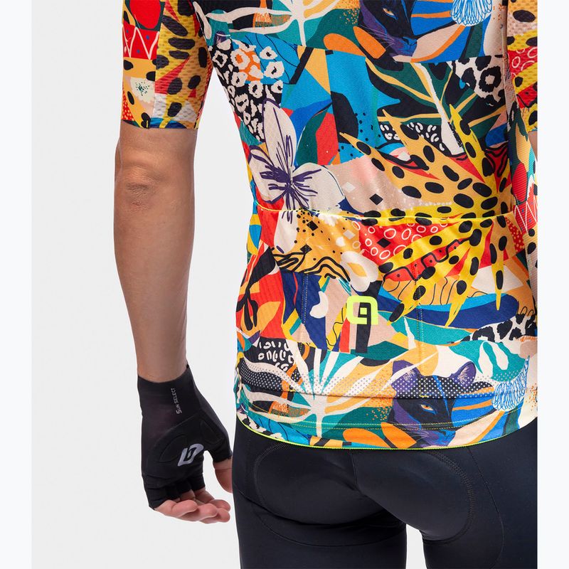 Men's cycling jersey Alé Kenya yellow 6