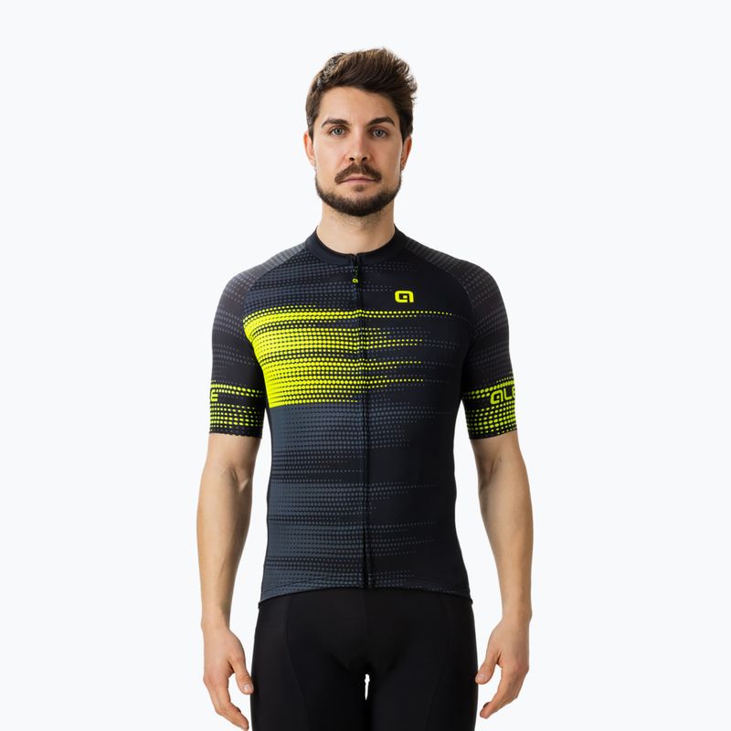 Men's Alé Turbo cycling jersey black L22130401