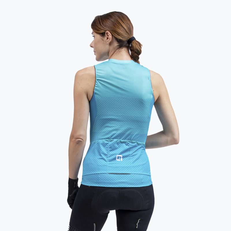 Women's cycling jersey Alé Level turquoise L22202461 2