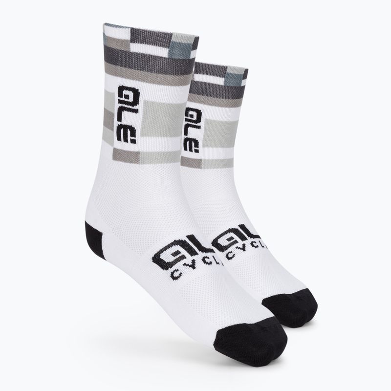 Bike socks Alé Match white L22218400