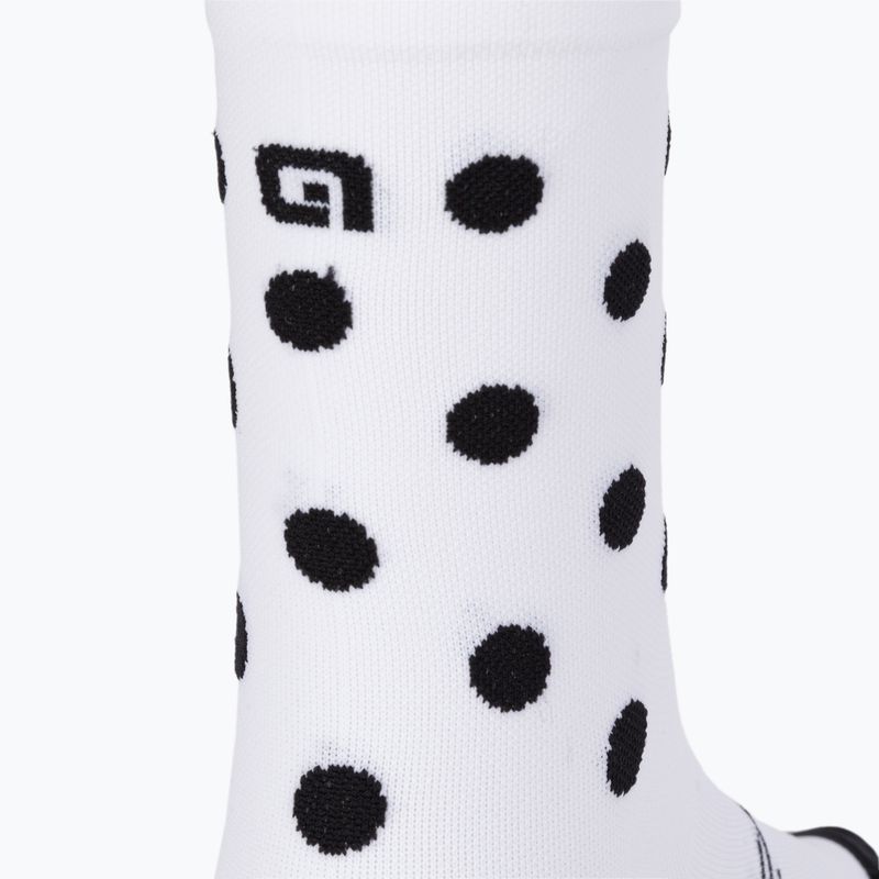 Alé Bubble white cycling socks L22229400 3