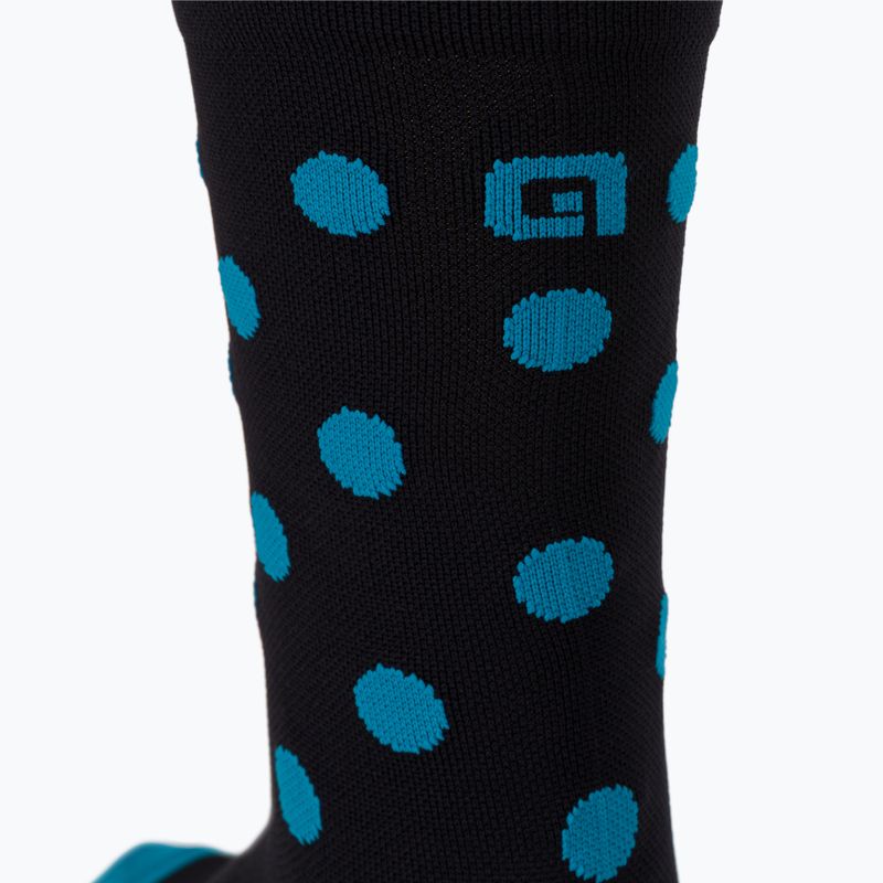 Alé Bubble black-blue cycling socks L22229461 3