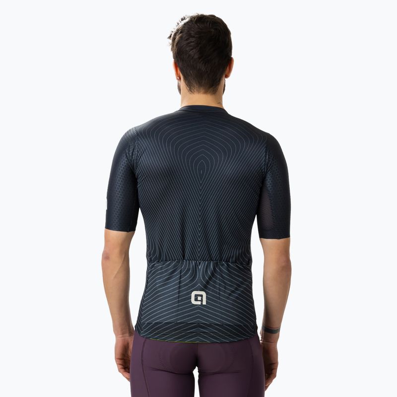 Men's Alé Zig Zag cycling jersey black L23081401 2
