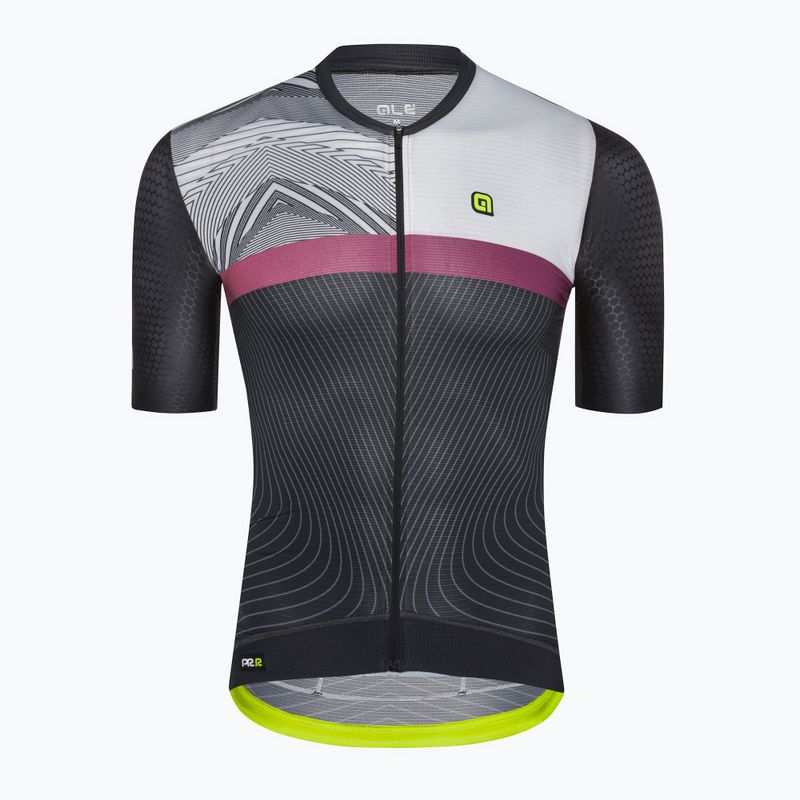 Men's Alé Zig Zag cycling jersey black L23081401 6