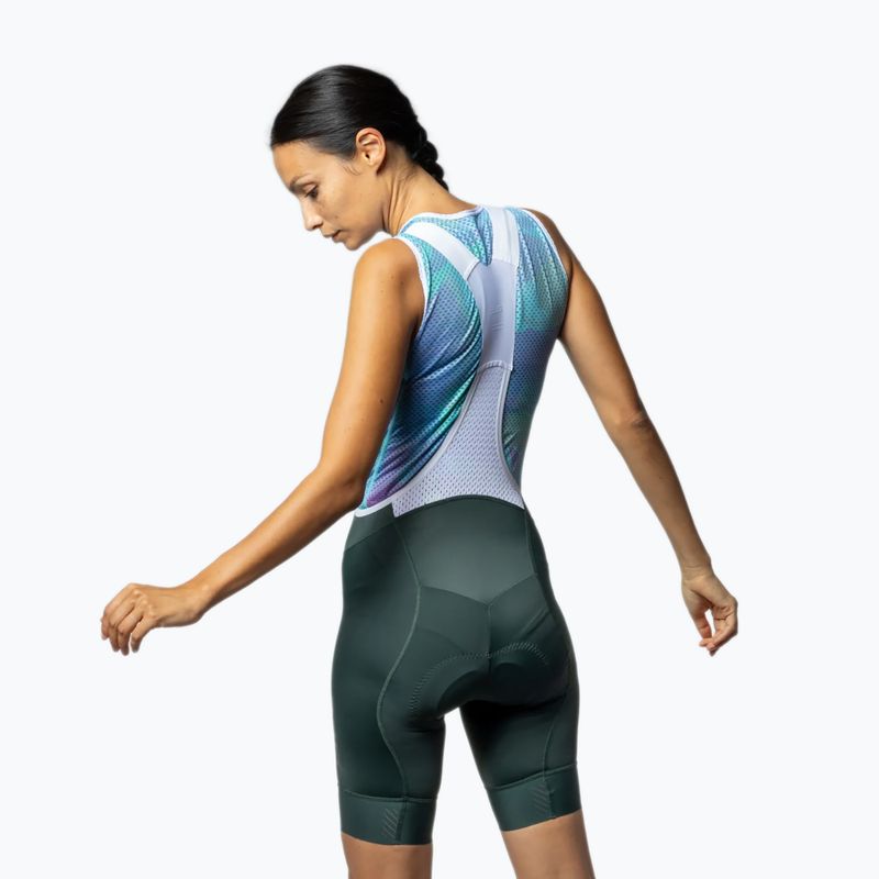 Women's cycling shorts Alé Magic Colour Bibshorts forest green 2