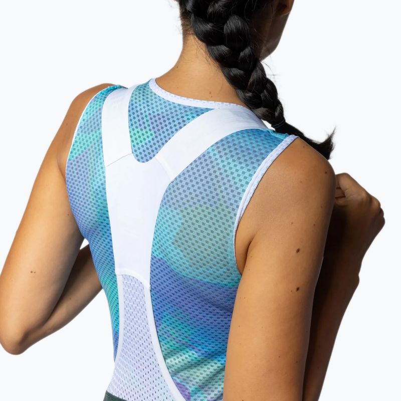 Women's cycling shorts Alé Magic Colour Bibshorts forest green 4