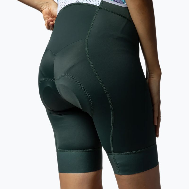 Women's cycling shorts Alé Magic Colour Bibshorts forest green 6