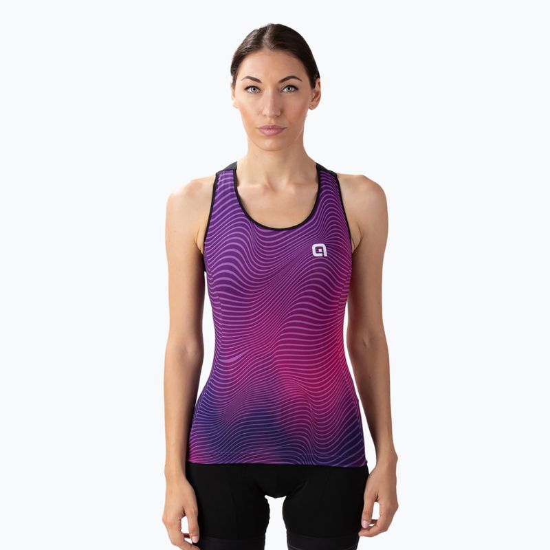 Women's cycling jersey Alé Onda Tank Top purple L23117494
