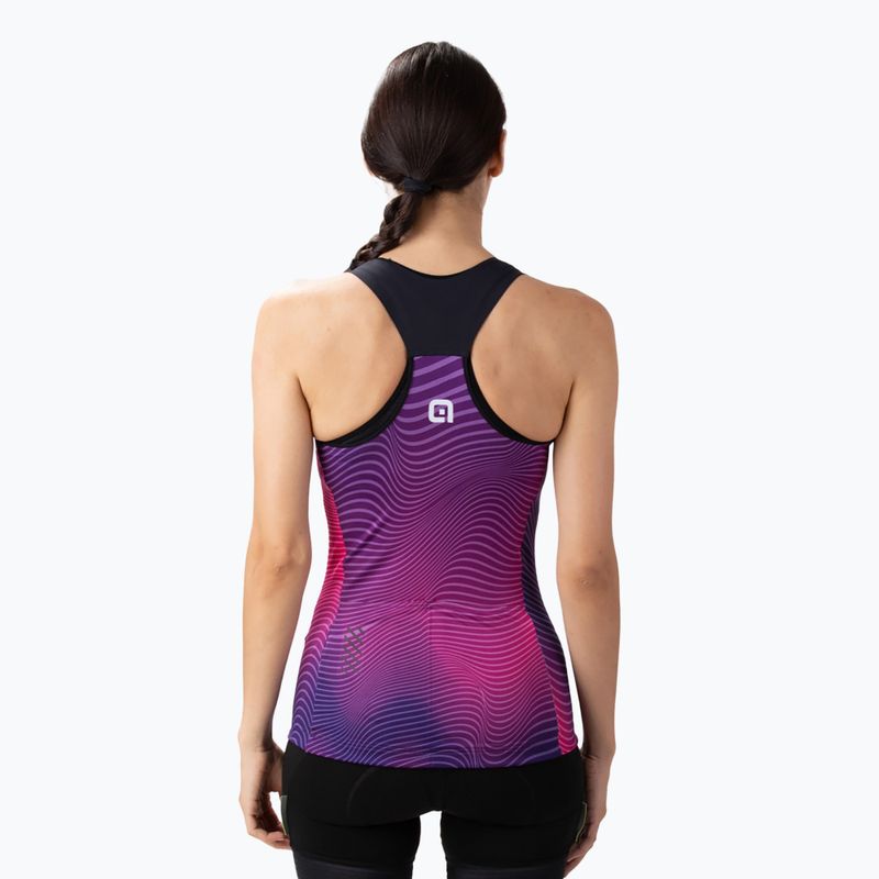 Women's cycling jersey Alé Onda Tank Top purple L23117494 2
