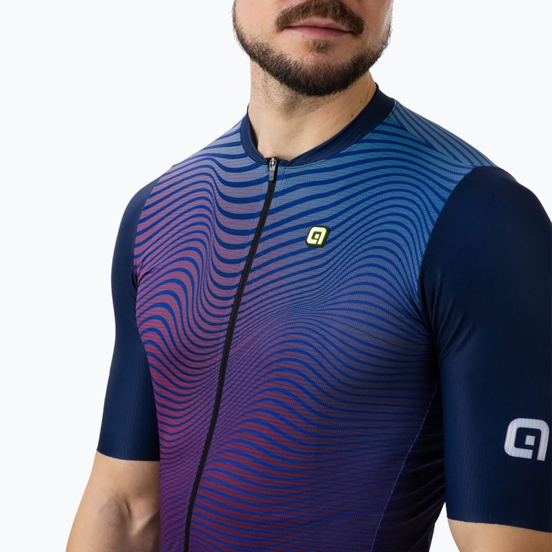 Men's cycling jersey Alé Onda navy blue 3